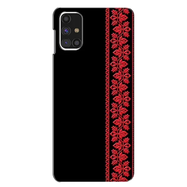 Чехол с рисунком «Вышиванка на черном» для Samsung Galaxy M31s Чехол с рисунком «Вышиванка на черном» для Samsung Galaxy M31s