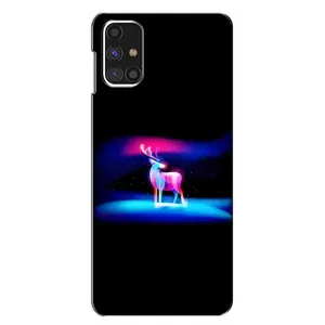 Силіконовий бампер з картинкою звірів для Samsung Galaxy M31s (Яскравий олень)