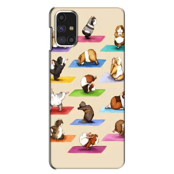 Чехол с рисунком «Ёга свинок» для Samsung Galaxy M31s Чехол с рисунком «Ёга свинок» для Samsung Galaxy M31s