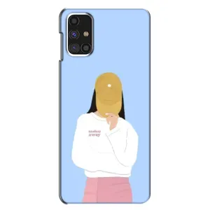 Силіконовый Чохол на Samsung Galaxy M31s з картинкой Модных девушек (Жовта кепка)