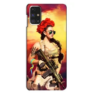 ЗСУ Чехлы (TPU) для Samsung Galaxy M31s (Женщина солдат)