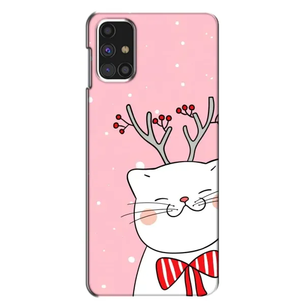 Чехол с рисунком «Зимний кот» для Samsung Galaxy M31s Чехол с рисунком «Зимний кот» для Samsung Galaxy M31s