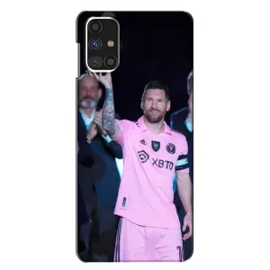 Чохли Лео Мессі в Маямі на Samsung Galaxy M31s (Золотий м'яч Мессі)