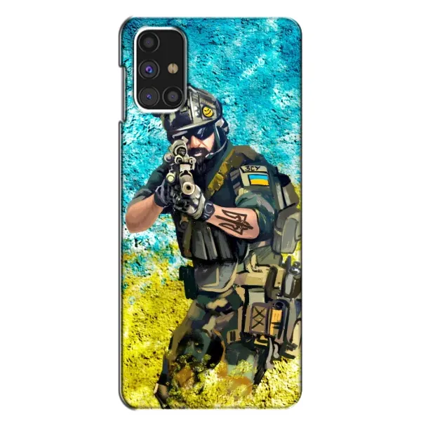 Чехол с рисунком «ЗСУ Воин» для Samsung Galaxy M31s Чехол с рисунком «ЗСУ Воин» для Samsung Galaxy M31s