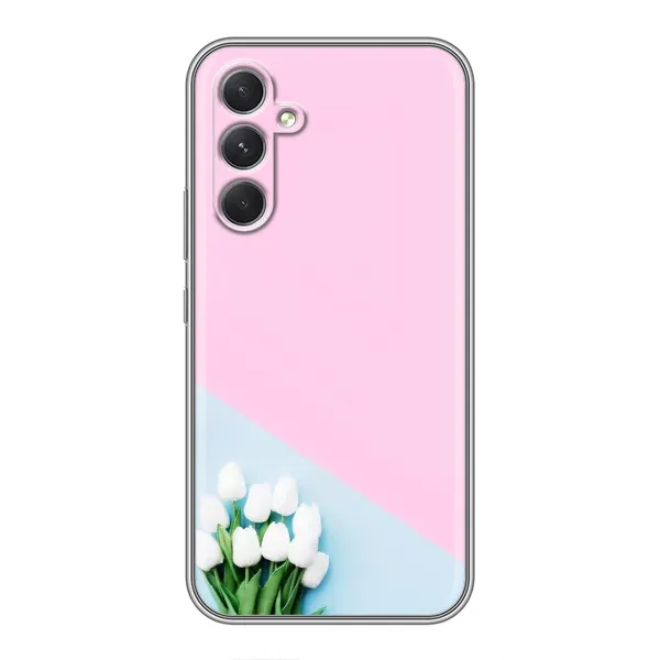 Чехол с рисунком «Белые тюльпаны» для Samsung Galaxy M32 5g Чехол с рисунком «Белые тюльпаны» для Samsung Galaxy M32 5g
