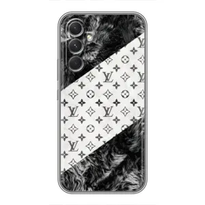Чохол Стиль Louis Vuitton на Samsung Galaxy M32 5g (LV на білому)