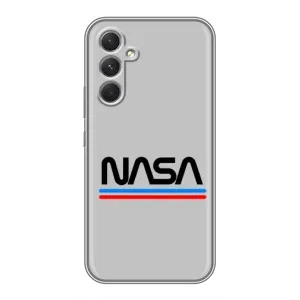 Силиконовый бампер с принтом "Наса" на Samsung Galaxy M32 5g (Наса)