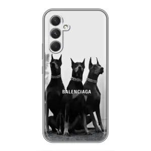 Чехол ДОБЕРМАН для Samsung Galaxy M32 5g (Три добермана)