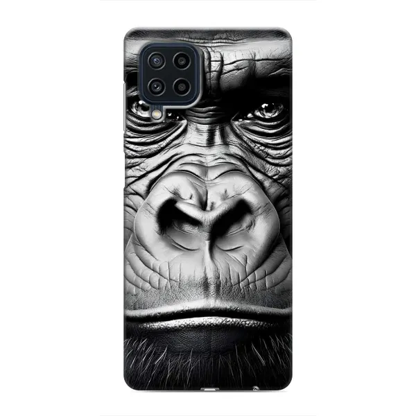 Чехол с рисунком «Черная обезьяна» для Samsung Galaxy M32 Чехол с рисунком «Черная обезьяна» для Samsung Galaxy M32