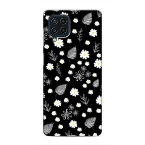Чохли з тематикою "КВІТИ" на Samsung Galaxy M32 (цвітіння на чорному)
