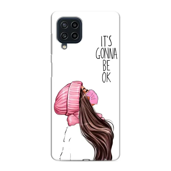 Чехол с рисунком «Девушка в маске» для Samsung Galaxy M32