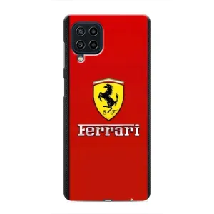 Силіконовий бампер з картинкою машини на Samsung Galaxy M32 (Ferrari Logo)