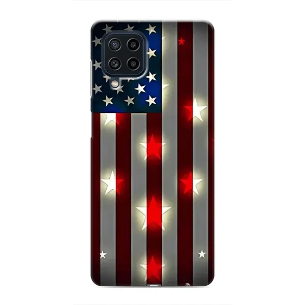 Чехол с рисунком «Флаг США 2» для Samsung Galaxy M32 Чехол с рисунком «Флаг США 2» для Samsung Galaxy M32