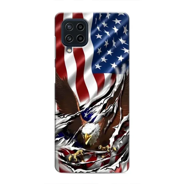 Чехол с рисунком «Флаг USA» для Samsung Galaxy M32 Чехол с рисунком «Флаг USA» для Samsung Galaxy M32