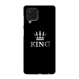 Чохол (Корона на чорному фоні) для Самсунг Галаксі М32 (KING)