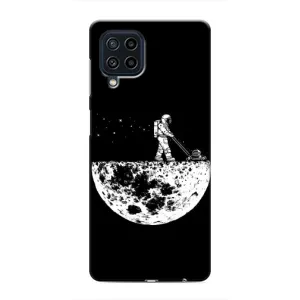 Силіконовый Чохол з принтом "Космонавти" на Samsung Galaxy M32 (Космонавт)