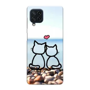 Силиконовые Чехлы Любимому человеку для Samsung Galaxy M32 (Котейки)