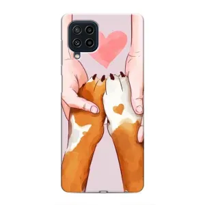 Чехол (ТПУ) Милые собачки для Samsung Galaxy M32 (Любовь к собакам)