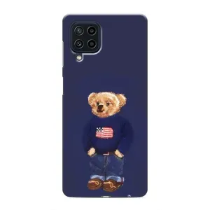 Чехлы Мишка Тедди для Самсунг Галакси М32 (Мишка USA)