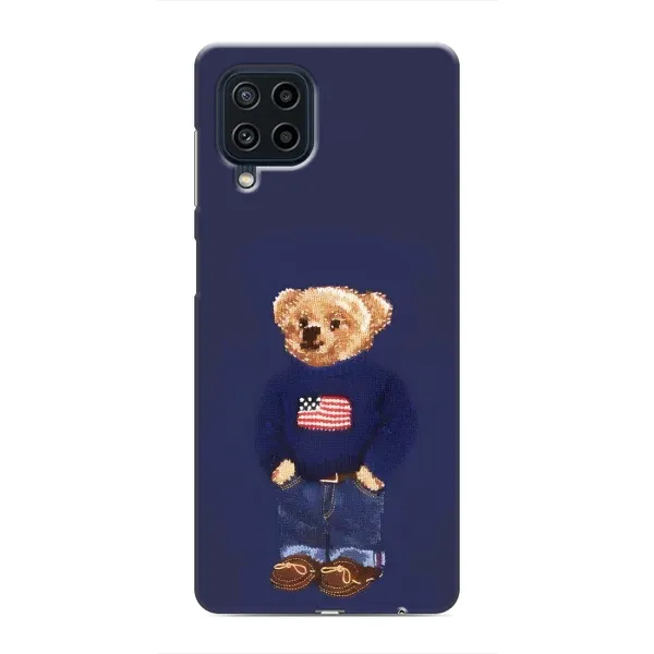 Чехол с рисунком «Мишка USA» для Samsung Galaxy M32 Чехол с рисунком «Мишка USA» для Samsung Galaxy M32