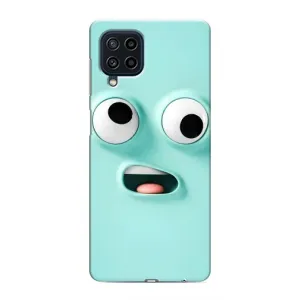 Силиконовые Чехлы (смешные стикеры) для Samsung Galaxy M32 (Забавное мятное лицо)