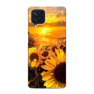 Чохол з Квітами для Samsung Galaxy M32 (поле соняшників)