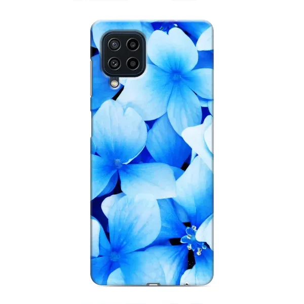 Чехол с рисунком «Синие цветы» для Samsung Galaxy M32 Чехол с рисунком «Синие цветы» для Samsung Galaxy M32