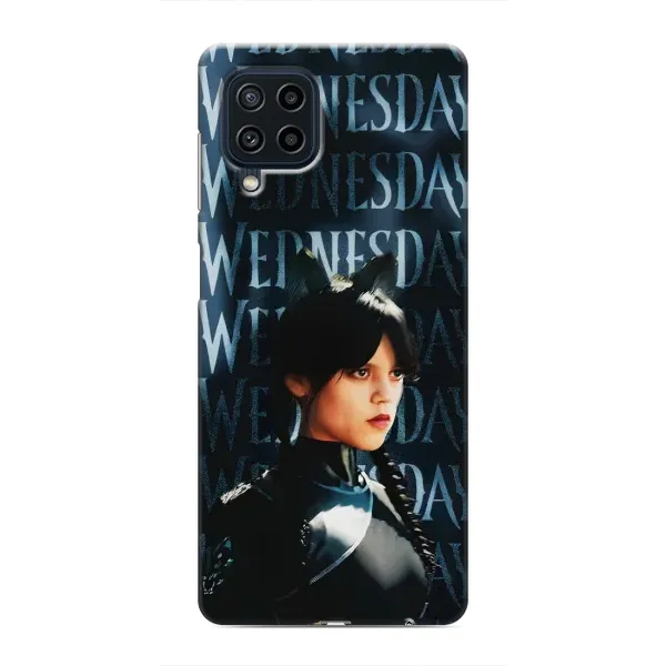 Чехол с рисунком «Уэнздей с ушками» для Samsung Galaxy M32 Чехол с рисунком «Уэнздей с ушками» для Samsung Galaxy M32