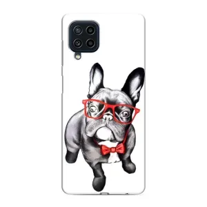 Бампер для Samsung Galaxy M32 с картинкой "Песики" (В очках)