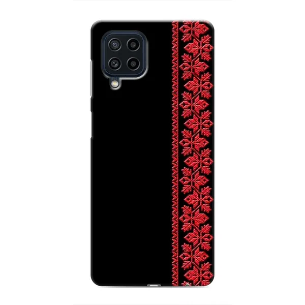 Чехол с рисунком «Вышиванка на черном» для Samsung Galaxy M32 Чехол с рисунком «Вышиванка на черном» для Samsung Galaxy M32