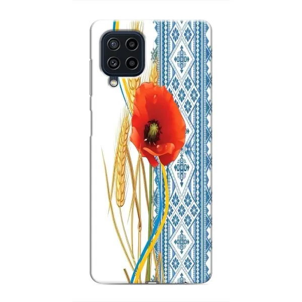 Чехол с рисунком «Вышиванка с цветком» для Samsung Galaxy M32 Чехол с рисунком «Вышиванка с цветком» для Samsung Galaxy M32