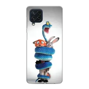 Силиконовый чехол с принтом Зоотрополіс для Samsung Galaxy M32 (Змея Зоо)