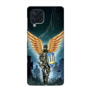 Патріотичний Чохол для Samsung Galaxy M32 (ЗСУ з крильми)
