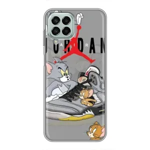 Силиконовый Чехол Nike Air Jordan на Самсунг Галакси М33 5джи (Air Jordan)