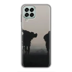 Чехлы на военную тематику для Samsung Galaxy M33 (5G) (M336B) (Бой солдат)