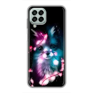 Чехол с Лисичкой для Samsung Galaxy M33 (5G) (M336B) (Черная Лиса)