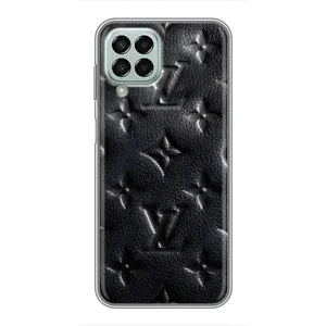 Текстурный Чехол Louis Vuitton для Самсунг Галакси М33 5джи (Черный ЛВ)