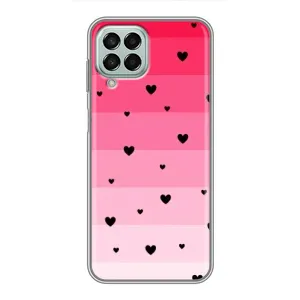 Чехлы с тематикой "Маленькие Сердечки" на Samsung Galaxy M33 (5G) (M336B) (Чорные сердечки)