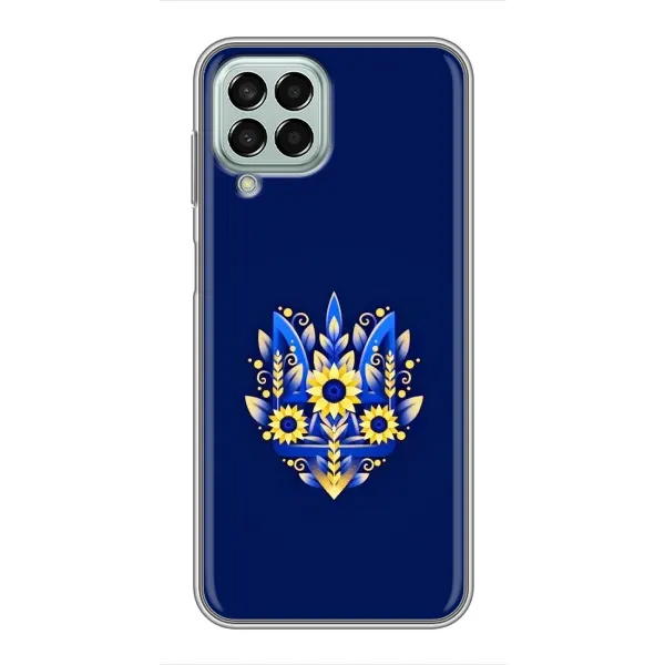 Чехол с рисунком «Цветущий Герб» для Samsung Galaxy M33 (5G) (M336B)