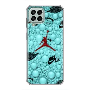 Силиконовый Чехол Nike Air Jordan на Самсунг Галакси М33 5джи (Джордан Найк)