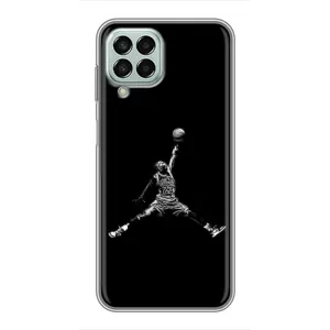 Силиконовый Чехол Nike Air Jordan на Самсунг Галакси М33 5джи (Джордан)
