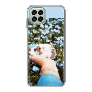Чехлы с изображением разных животных для Samsung Galaxy M33 (5G) (M336B) (Ежик на руках)