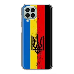 Чехлы УПА (Красно-Чёрный) на Samsung Galaxy M33 (5G) (M336B) (Флаг УПА)