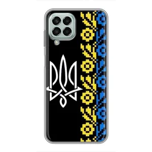 Силиконовый Чехол на Samsung Galaxy M33 (5G) (M336B) (Герб и вышыванка)