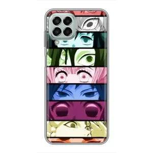Силиконовые чехлы с глазами Anime для Самсунг Галакси М33 5джи (Глаза Хашира)