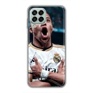 Чехол (TPU) с Футболистом на Samsung Galaxy M33 (5G) (M336B) (Гол Мбаппе)