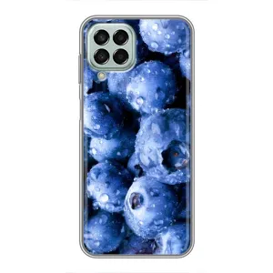 Чехол с изображением вкусной еды для Samsung Galaxy M33 (5G) (M336B) (Голубика)