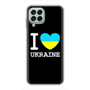 Чехол с Украинской символикой на Самсунг Галакси М33 5джи (I Love Ukraine)