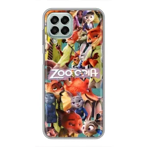 Силиконовый чехол с принтом Зоотрополіс для Samsung Galaxy M33 (5G) (M336B) (Коллаж героев)