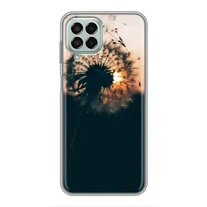 Силиконовый Чехол с одуванчиками на Samsung Galaxy M33 (5G) (M336B) (Красивый одуванчик)